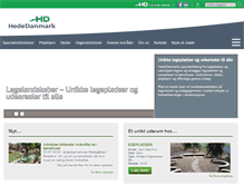 Tablet Screenshot of legelandskaber.dk